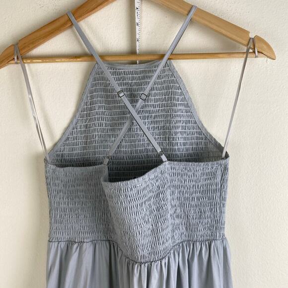 En Saison Ida Seafoam Blue Cotton Poplin Midi Dress Size S - Picture 10 of 15